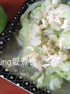 10分鐘上菜-蝦皮炒水蒲瓜 的食譜成品照片