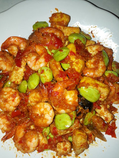 Foto resep Sambel goreng udang pete tahu