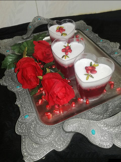 عکسی از دستور ژله انار