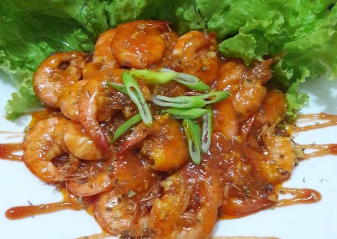 Resep Tumis Udang Saos Tomat Oleh Yuli S Bunda Nya Aisyah Cookpad