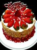 สตรอว์เบอร์รี่🍓ช็อตเค้ก🍓(เค้กนุ่ม หวานน้อย) strawberry 🍓shortcake cake🍓
