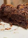 Budín/brownie de chocolate súper sano y express al microondas