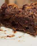 Budín/brownie de chocolate súper sano y express al microondas