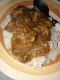 Arroz sencillo con pollo
