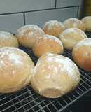 Floury white buns