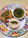 Hainanese Chicken Rice with Ginger Sauce