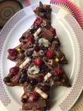Arbolito navideño de chocolate