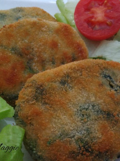 Una foto de Hamburguesas de garbanzos con espinacas