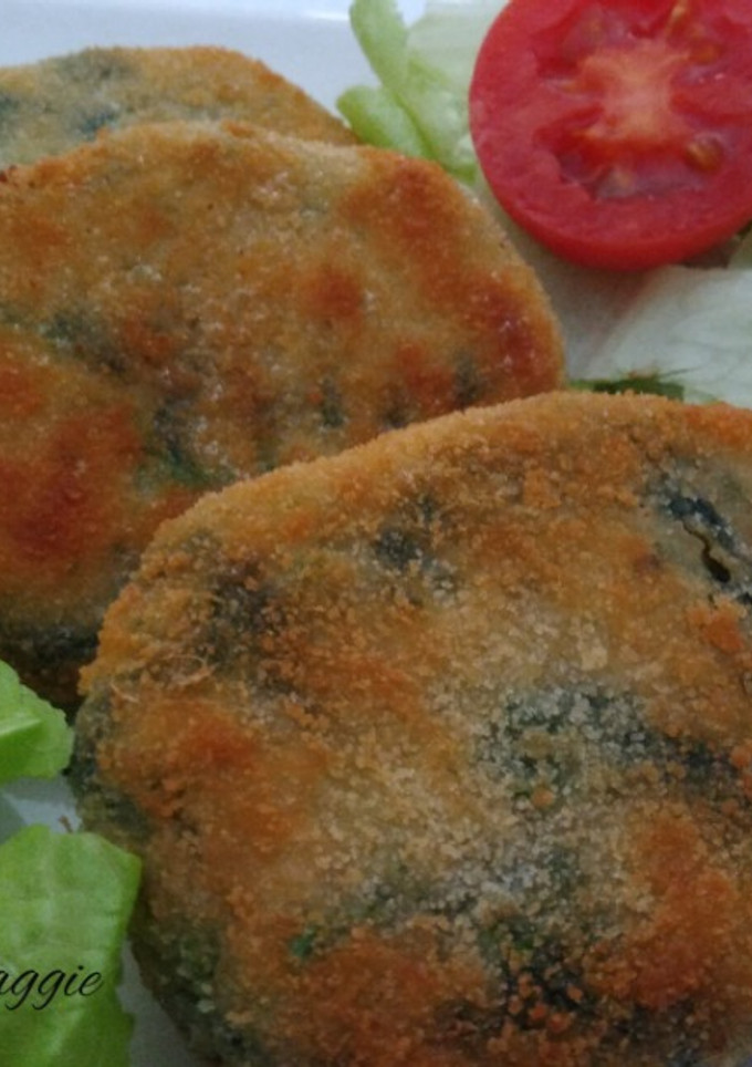 Una foto de Hamburguesas de garbanzos con espinacas