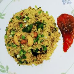 A picture of Vagharela bhaat.