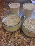 Flan de café con base de bizcocho