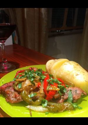 Una foto de Carne al horno