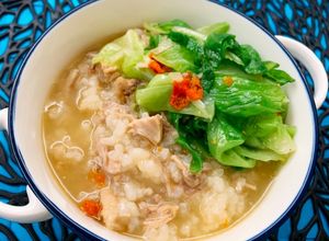 山藥排骨粥～剩菜再製 的食譜成品照片