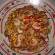 Tumis udang jagung saos tiram