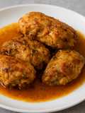 Pollo embarrado al horno