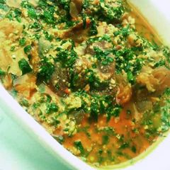 A picture of Egusi soup.