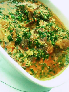 A picture of Egusi soup.