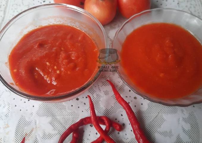 Resep Saos Sambal Tomat Homemade Ala Luvita Hodiono MasterChef Indonesia