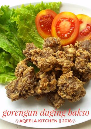 Foto resep Gorengan daging bakso