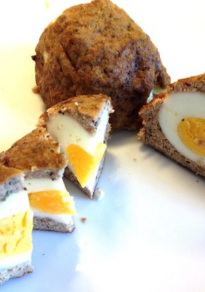 A picture of Naked Scotch Egg.