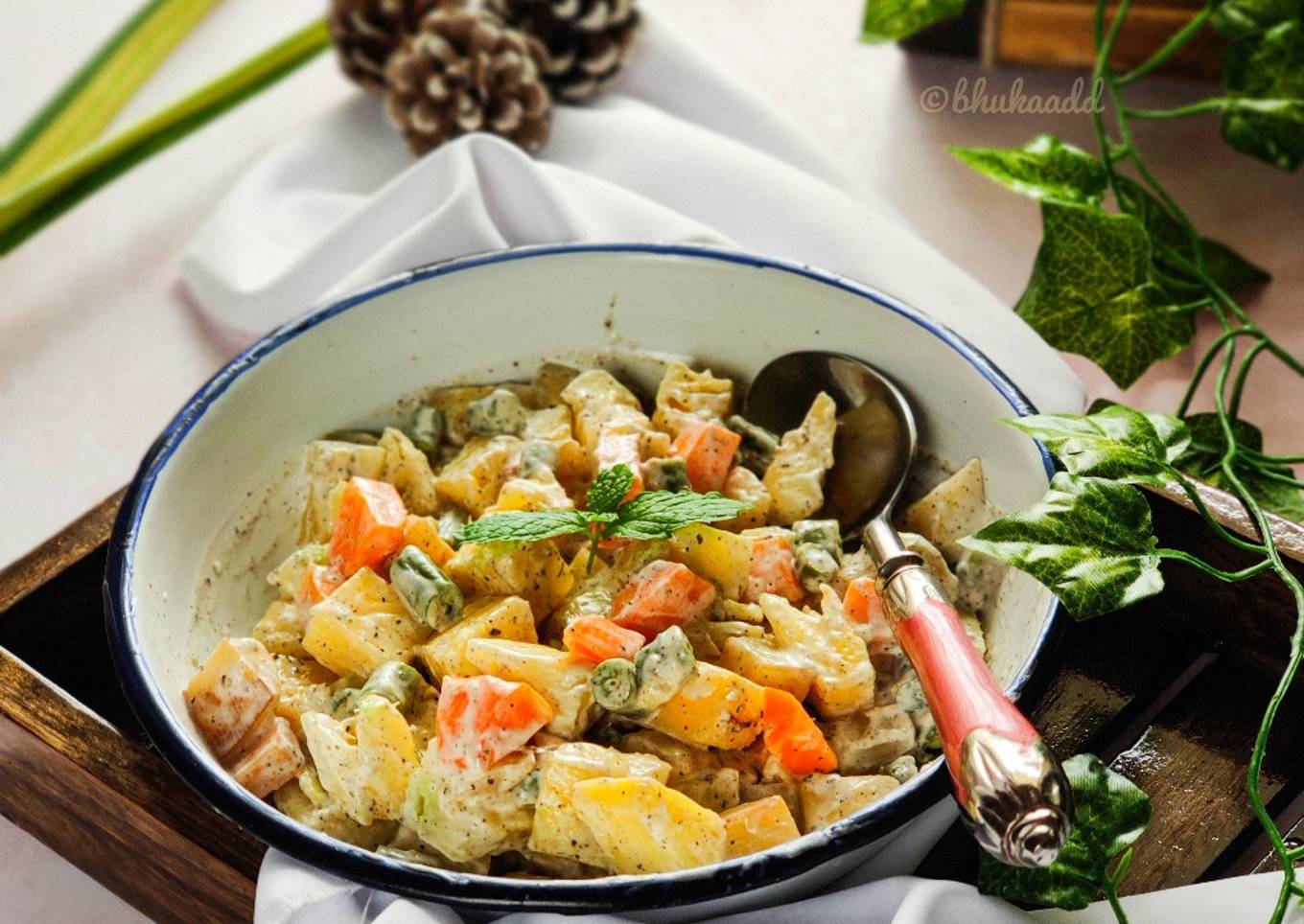 RUSSIAN SALAD with Indian twist