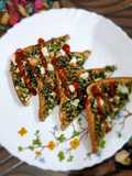 Oats Spinach toast