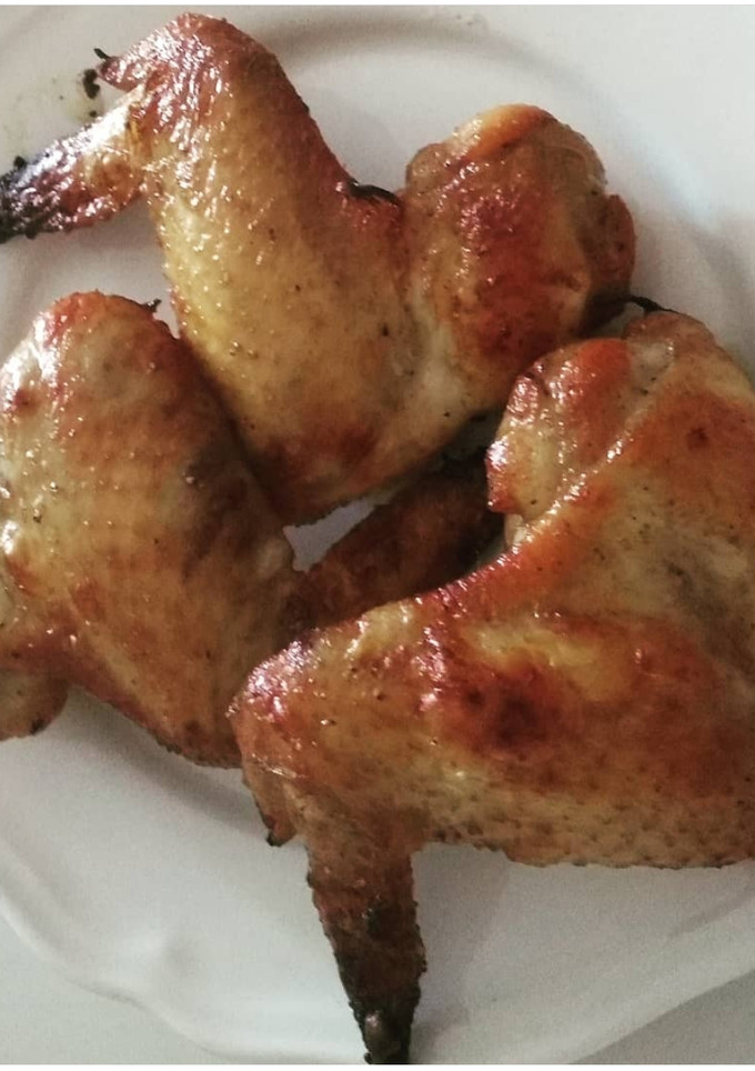Una foto de Alitas de pollo mielmostaza al horno