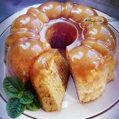 A picture of Puding lumut gula merah.
