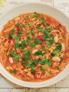 A picture of Winter Minestrone Soup.