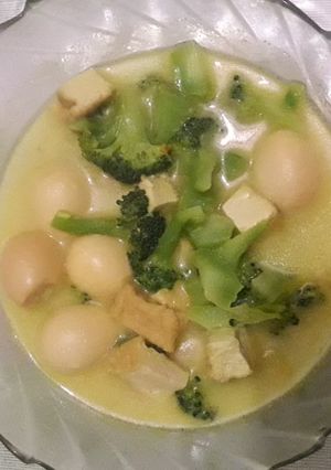 Foto resep MPASI 1 TAHUN, telur puyuh bumbu kuning