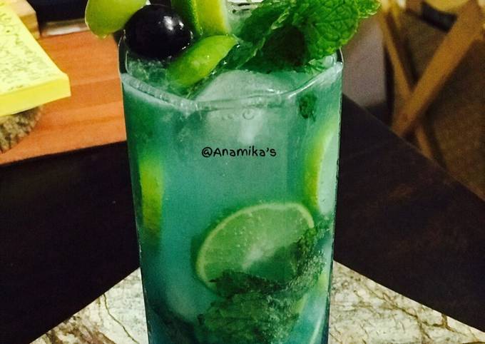 Instant Blue Lagoon Mojito/Mocktail