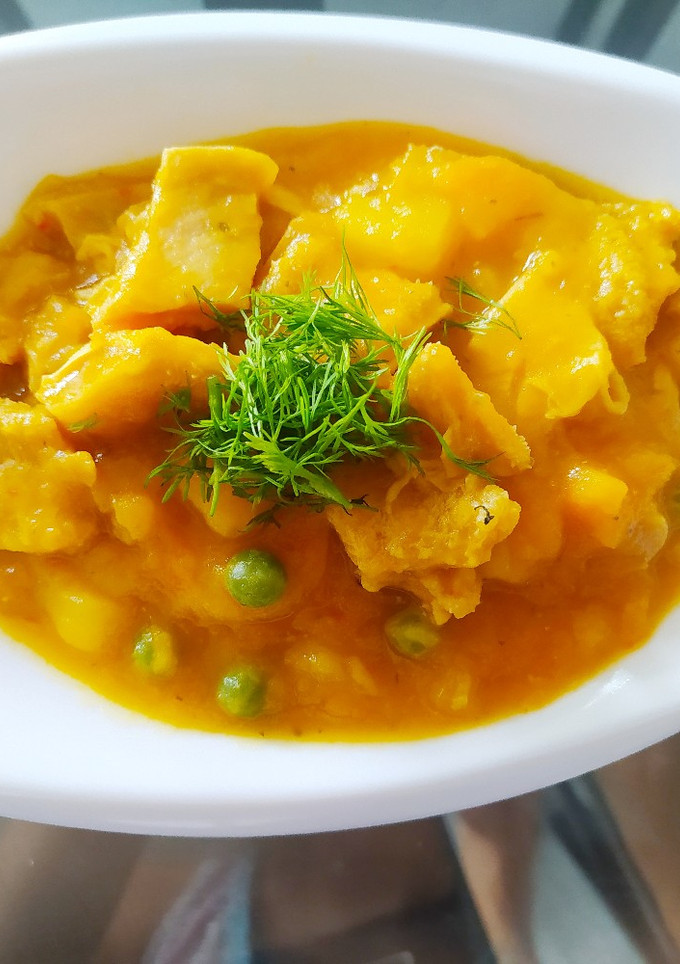 Una foto de Callo o panza de ternera guisado con verduras