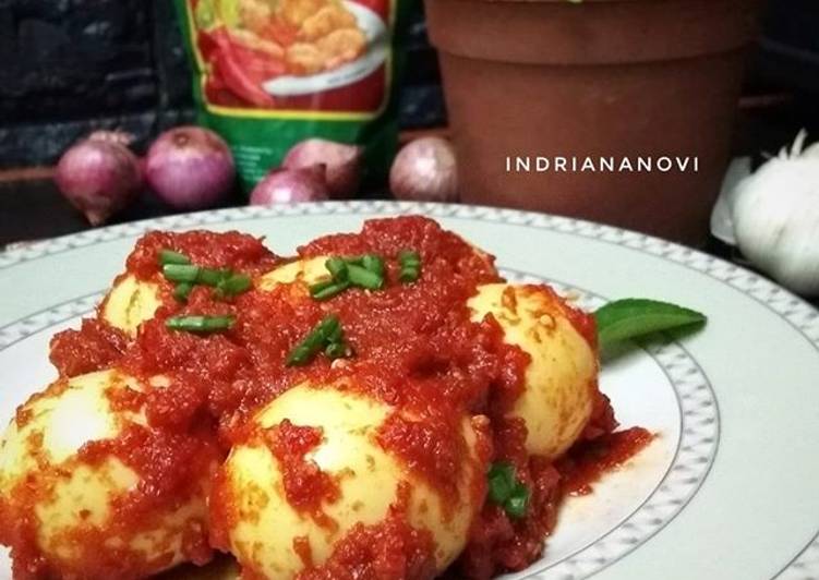 Macam macam  7. Telur Bumbu Bali Jadi, Bikin Ngiler