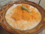 طعام او كسكس بالحليب واليقطين