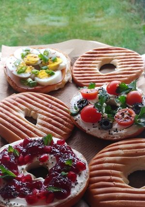 A picture of Sweet and sour bagels 🤩.