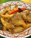 Nấm Bào Ngư Kho Nước Tương Chay