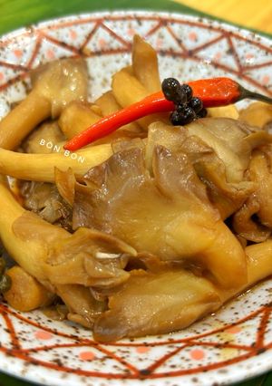 Hình của món Nấm Bào Ngư Kho Nước Tương Chay.