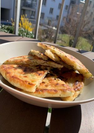 A picture of Scallion pancake.