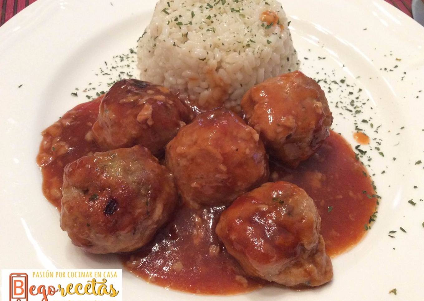 Albóndigas agridulces