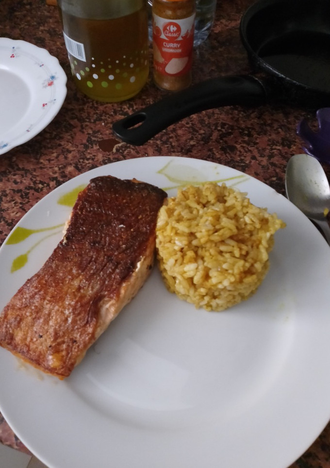 Una foto de Arroz con Curry