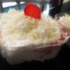 รูปของ Strawberry cheese mousse