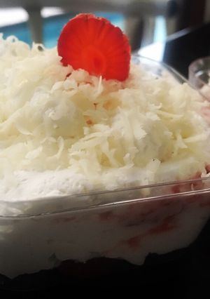 Foto resep Strawberry cheese mousse