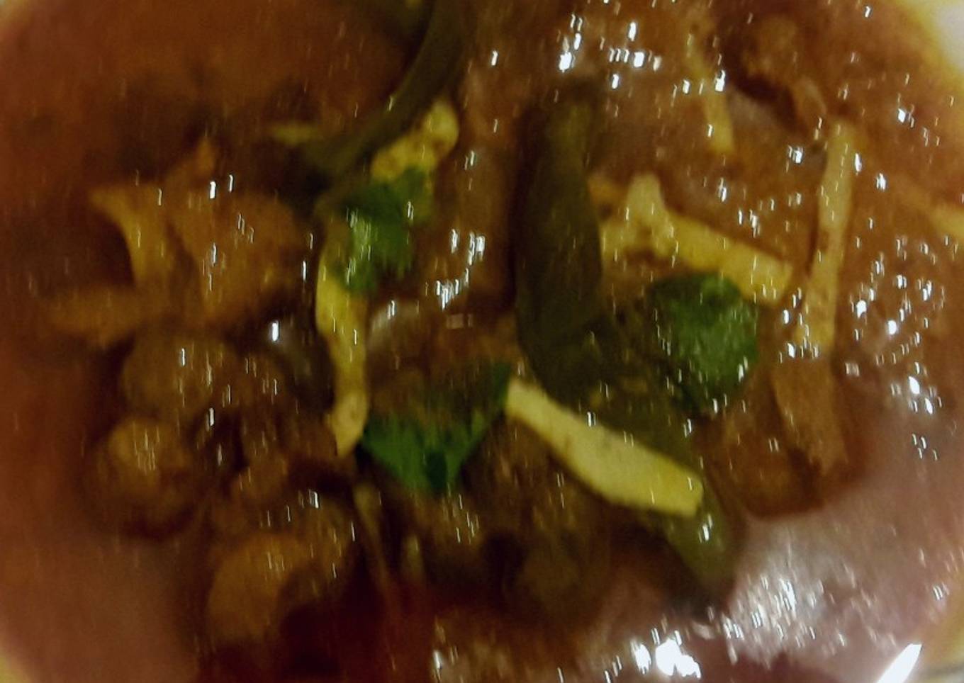 Lamb curry in a pressure cooker