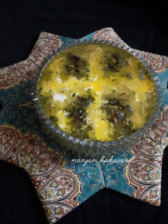 عکسی از دستور آش لخشک مشهدی