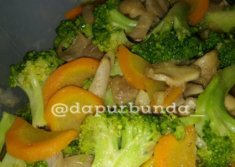 Resep Tumis Brokoli jamur wortel yang Bikin Ngiler