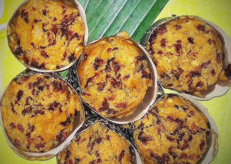 Langkah Mudah untuk Menyiapkan Muffin tape coklat (kukus), Bisa Manjain Lidah