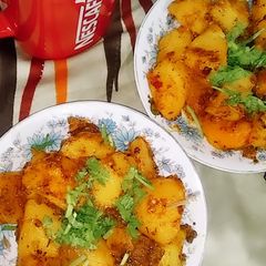 A picture of Aaloo ki chaat.