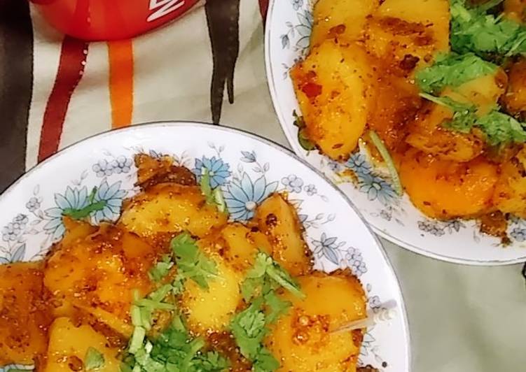 Simple Way to Prepare Tasty Aaloo ki chaat Cooking Basics for Newbies