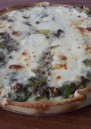 Una foto de Tarta de Zapallitos carne y queso