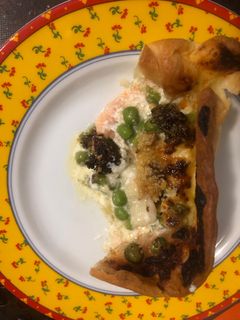 Una foto de Tarta de mascarpone con salmón ahumado